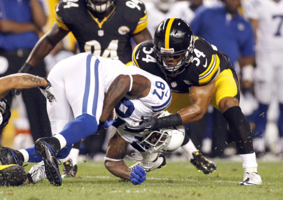 Reggie+Wayne+Indianapolis+Colts+v+Pittsburgh+Steelers+Defense