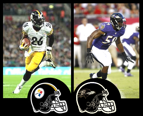 Steelers+LeVeon+Bell+Ravens+Arthur+Brown