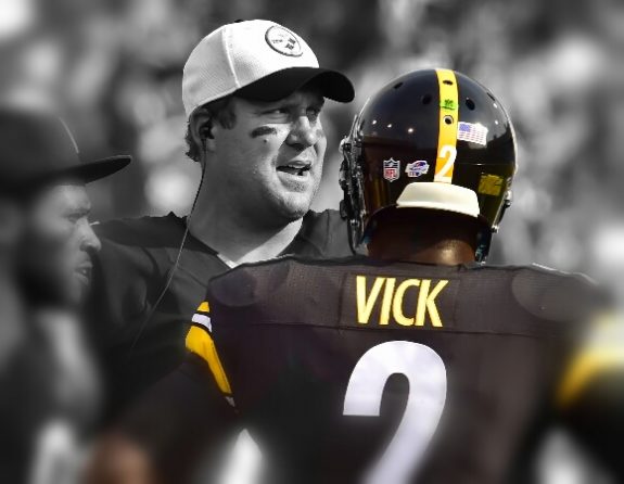 Mike-Vick-Steelers-Ben-Roethlisberger-2015-RTASports-Images