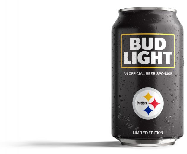 Bud Light Steelers Can