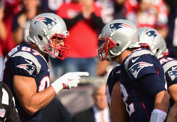 Rob Gronkowski Tom Brady 